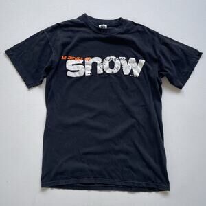 Vintage 90s 12 Inches Of Snow Reggae Rap T-Shirt / Sz L / 1993 Tour Informer GEM